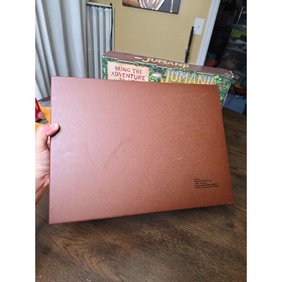 Jumanji the Game Real Wooden Box Edition of the Classic Adventure Board Game - Picture 15 of 16